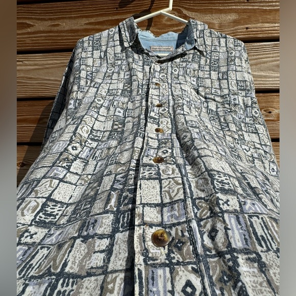 Bugle Boy Company Aztec Print Button Down Shirt - Picture 3 of 5